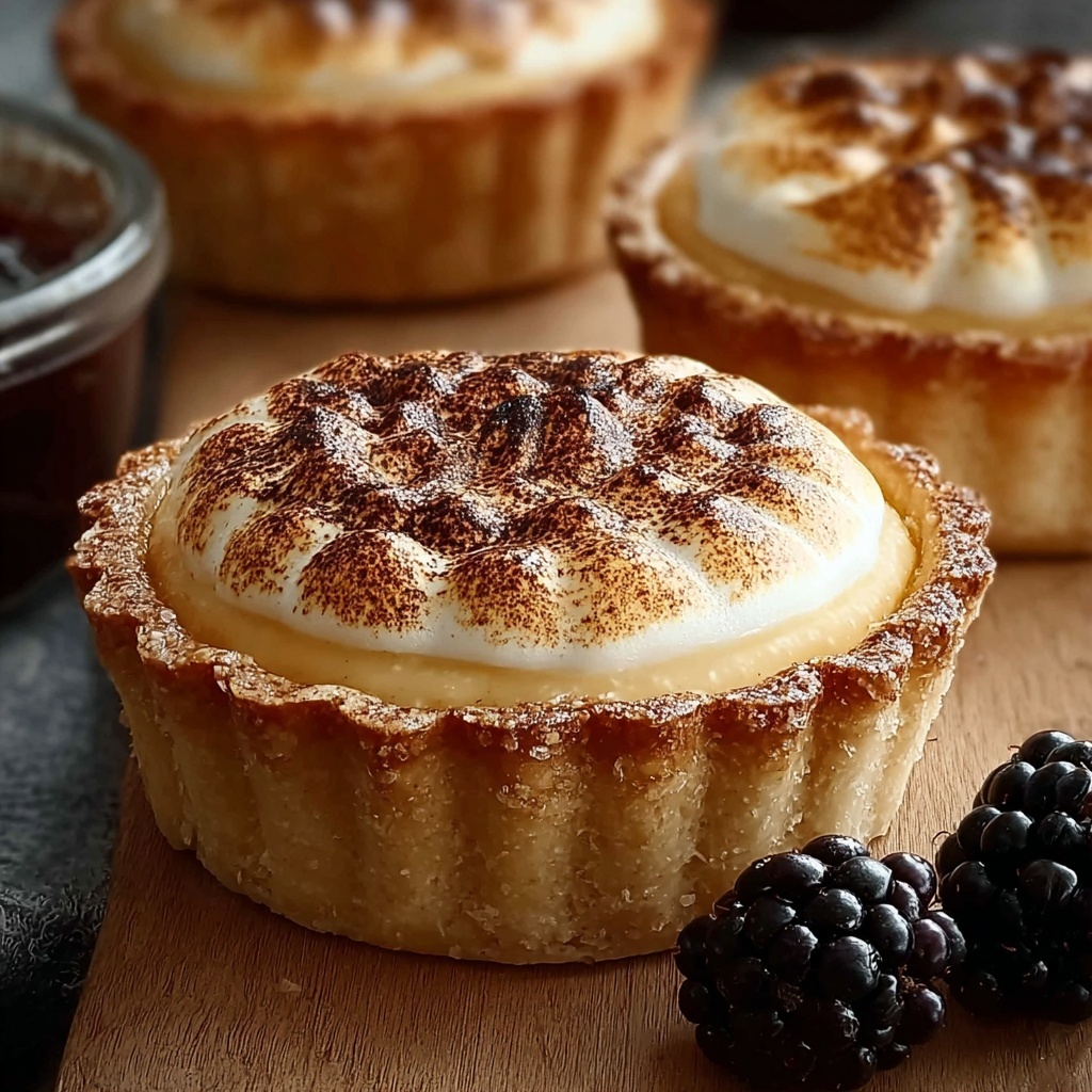 Mini Milk Tart Tarts Recipe - Recipe Image