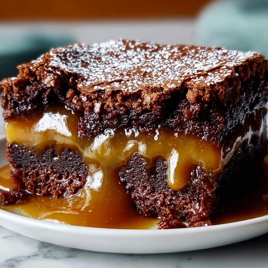Craving Caramel Brownie Pie Recipe - Recipe Image