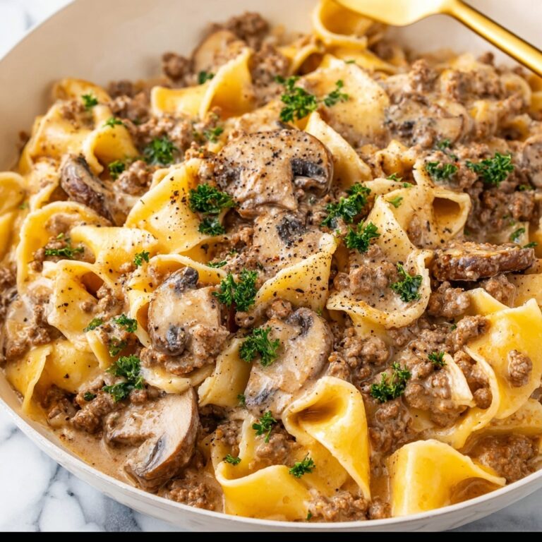 One-Pot Ground Beef Stroganoff Recipe