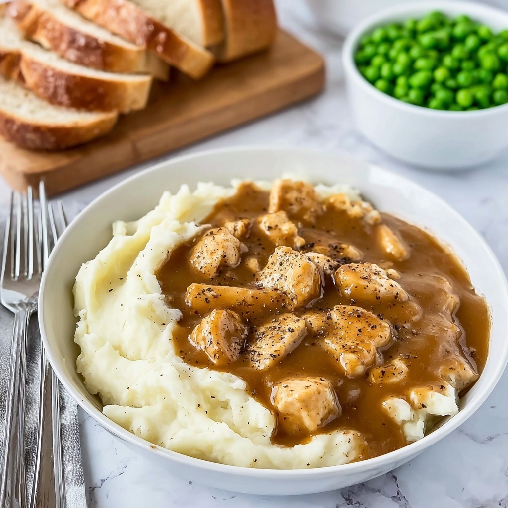 Homestyle Chicken and Gravy Recipe - Recipe Image