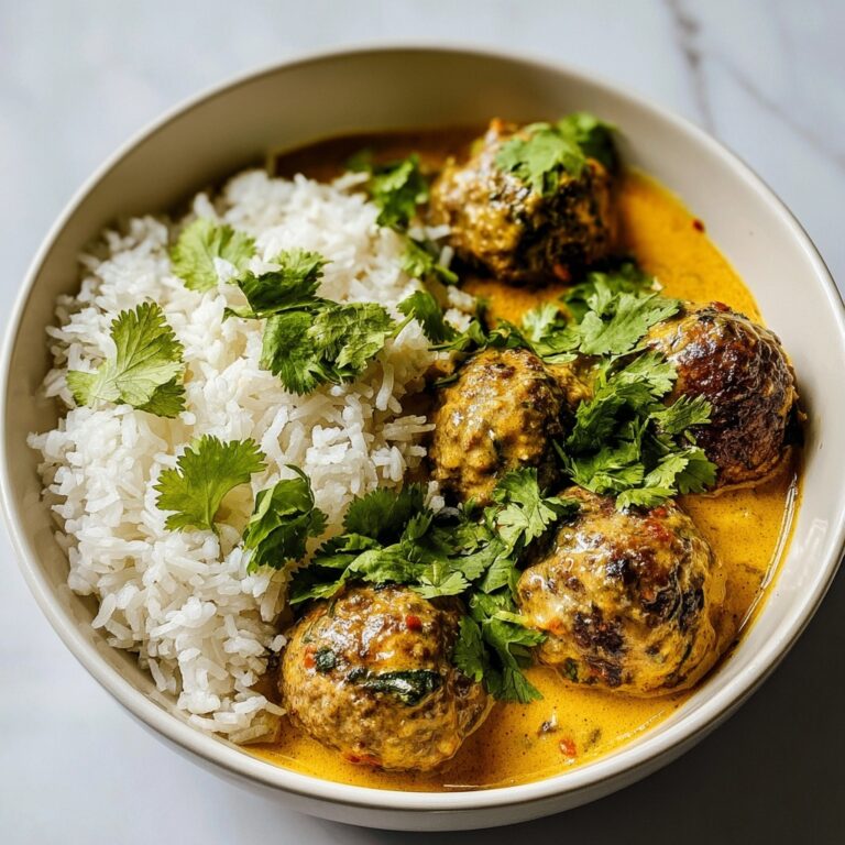 Chicken Meatball Curry Recipe