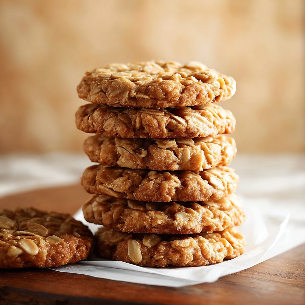 Peanut Butter Oatmeal Cookies Recipe - Recipe Image