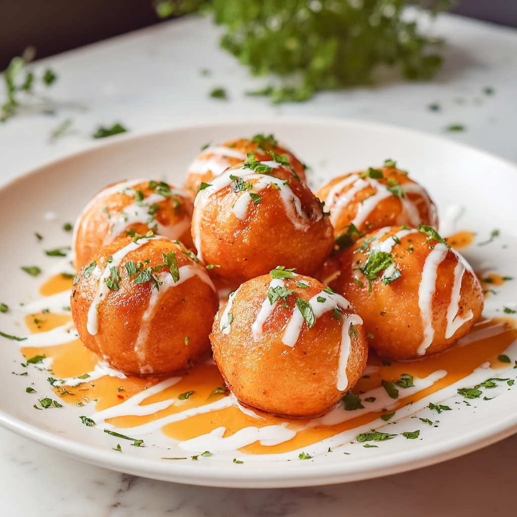 Buffalo Chicken Meatballs Recipe - Recipe Image