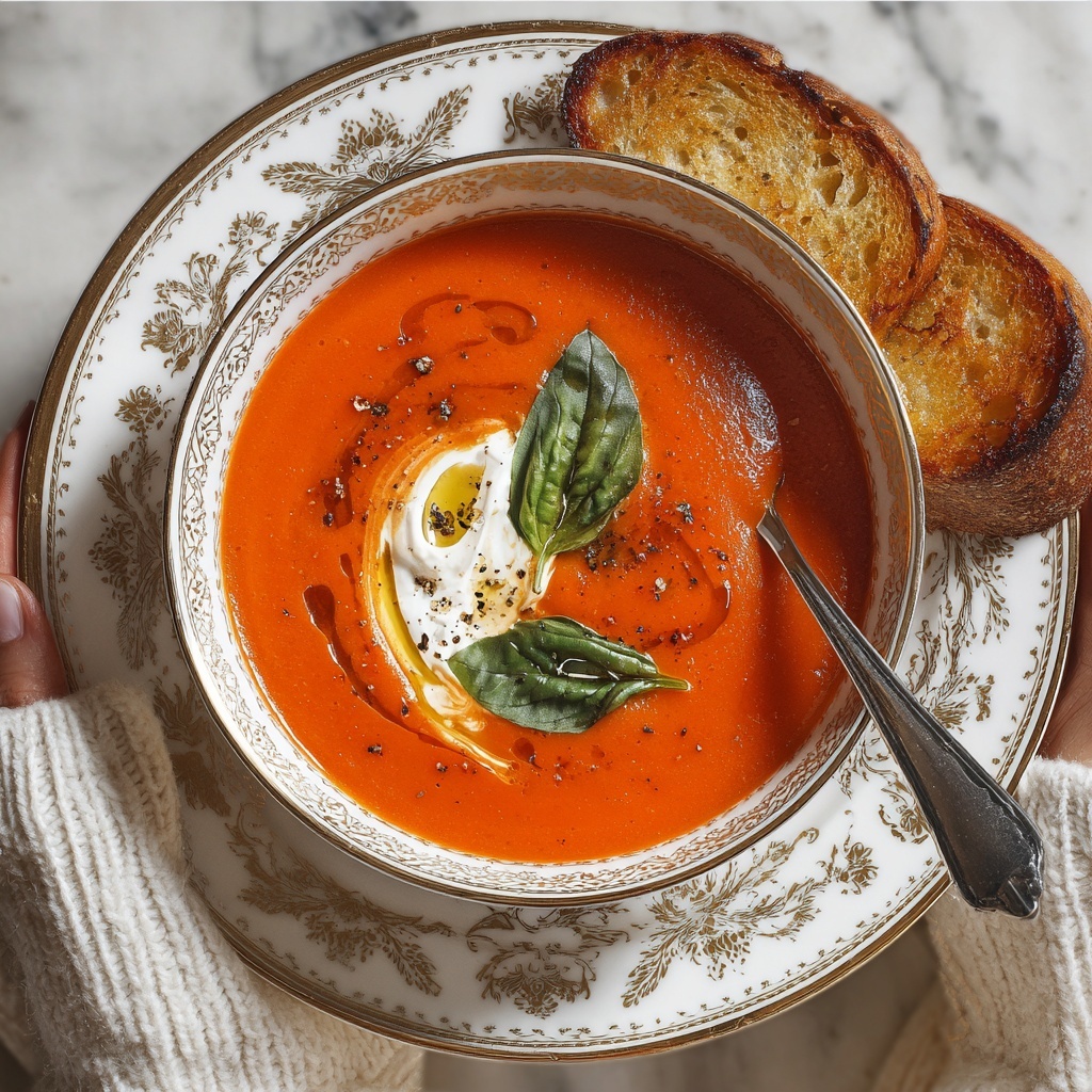 The Best Homemade Tomato Soup Recipe - Recipe Image