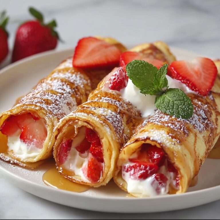 Strawberry French Toast Roll-Ups Recipe