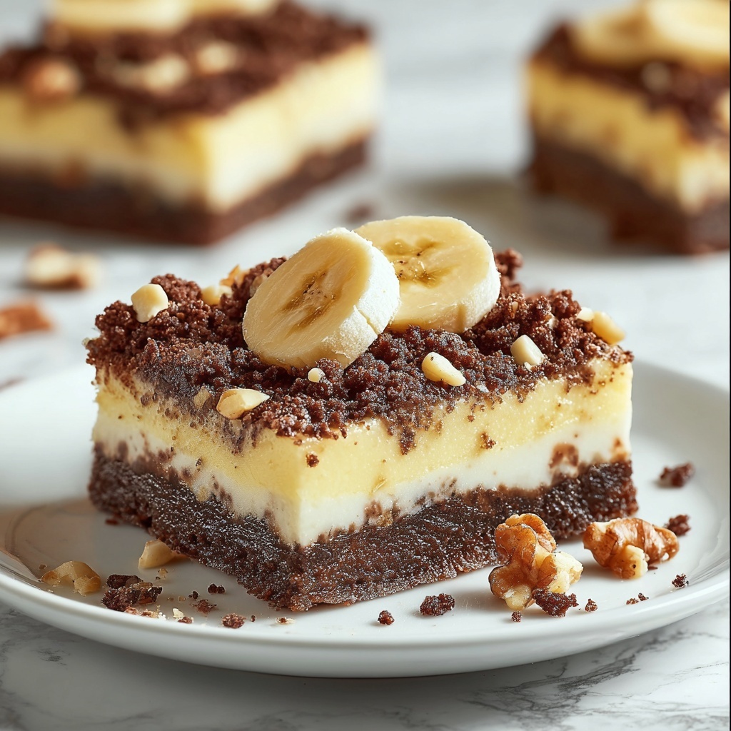 Banana Pudding Brownies Recipe - Recipe Image