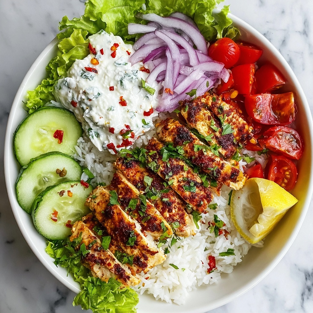 Greek Chicken Bowls with Tzatziki and Fresh Veggies Recipe - Recipe Image