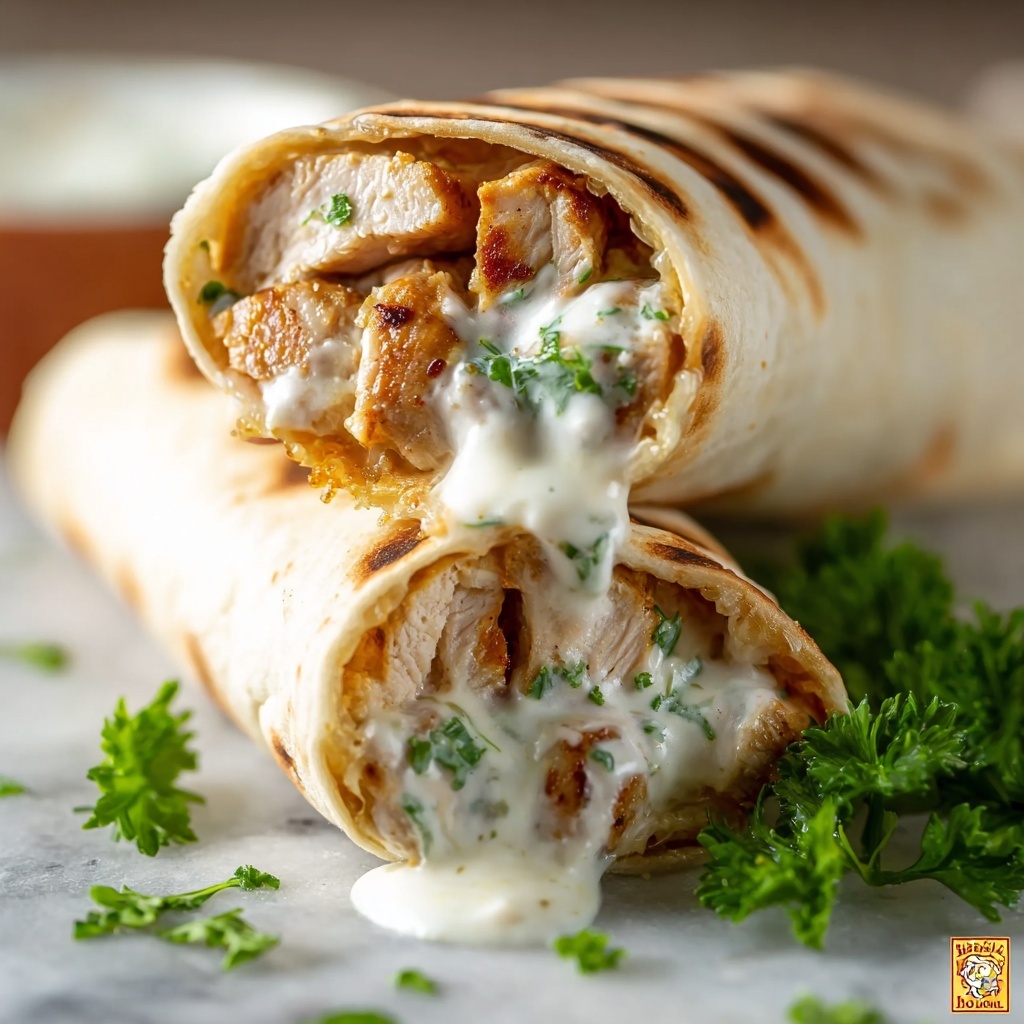 Ranch Chicken Wraps Recipe - Recipe Image