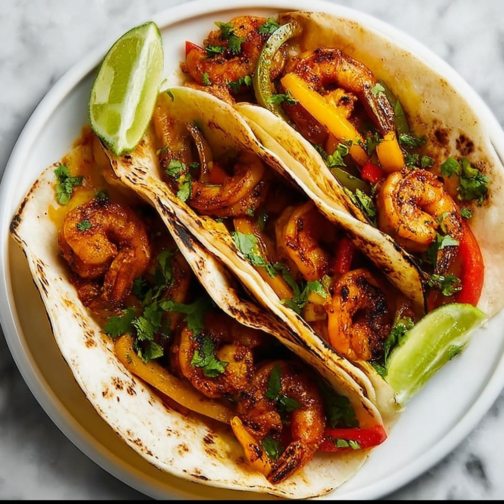 Crock Pot Fire Roasted Shrimp Tacos Recipe - Recipe Image