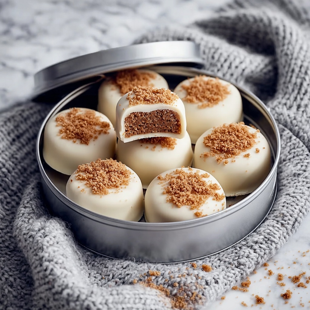 Gingerbread Truffles with White Chocolate Recipe - Recipe Image