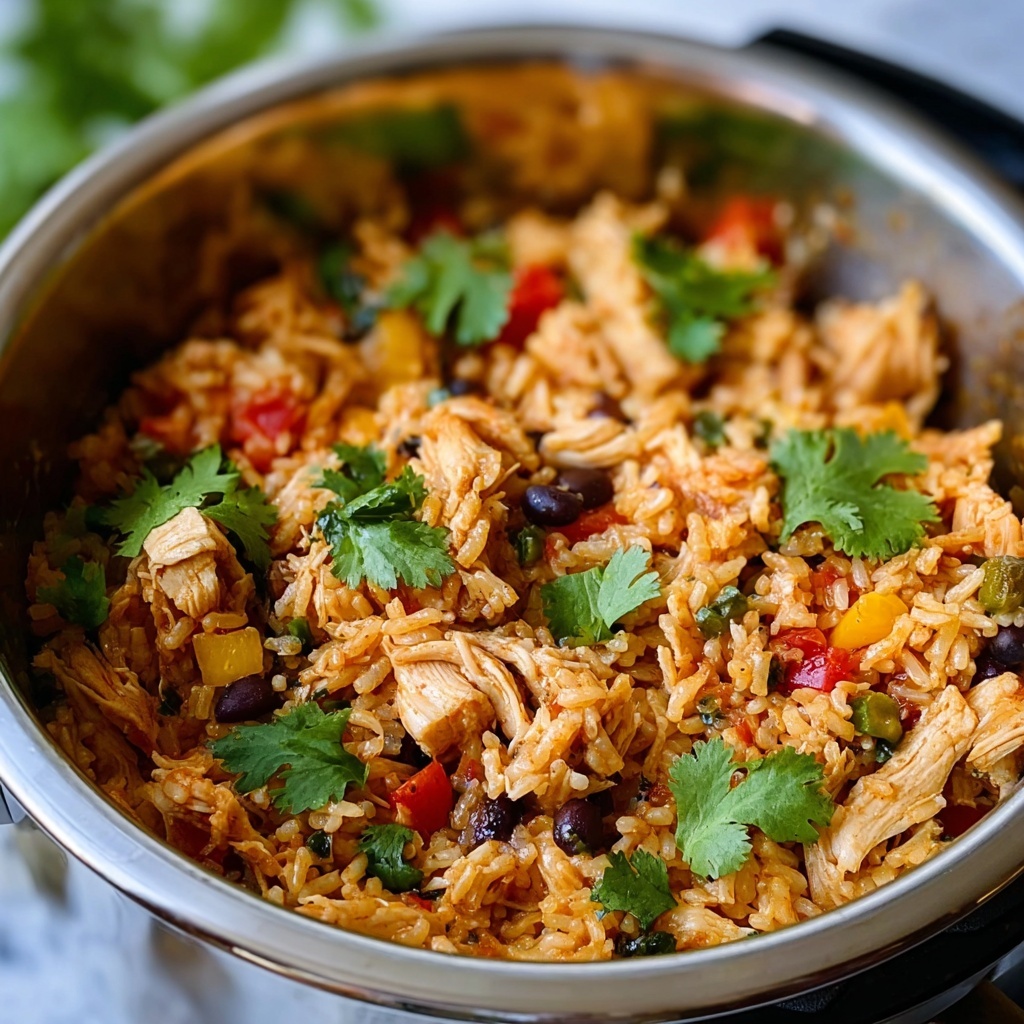 Instant Pot Weeknight Chicken and Rice Burrito Bowls Recipe - Recipe Image