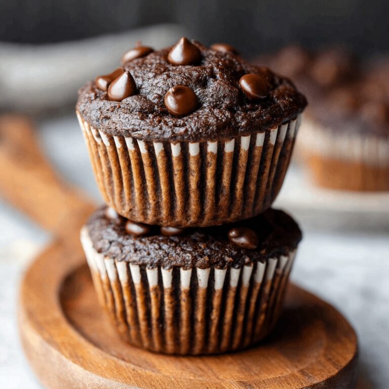 Dark Chocolate Banana Bread Muffins Recipe