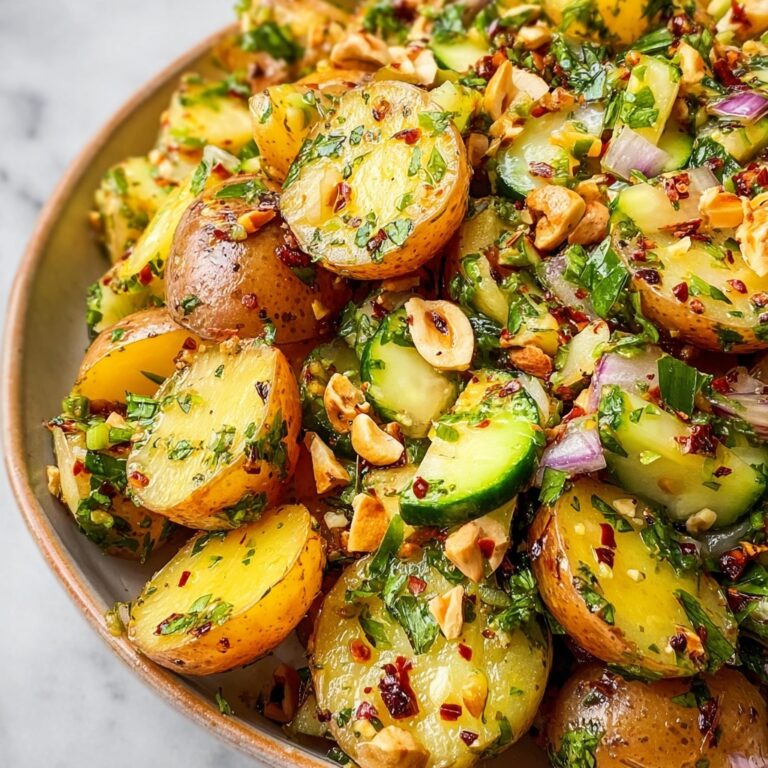 Roasted Potato Salad with Fresh Herbs and Pistachios Recipe
