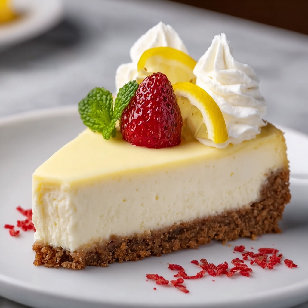 Lemon Cheesecake Recipe - Recipe Image