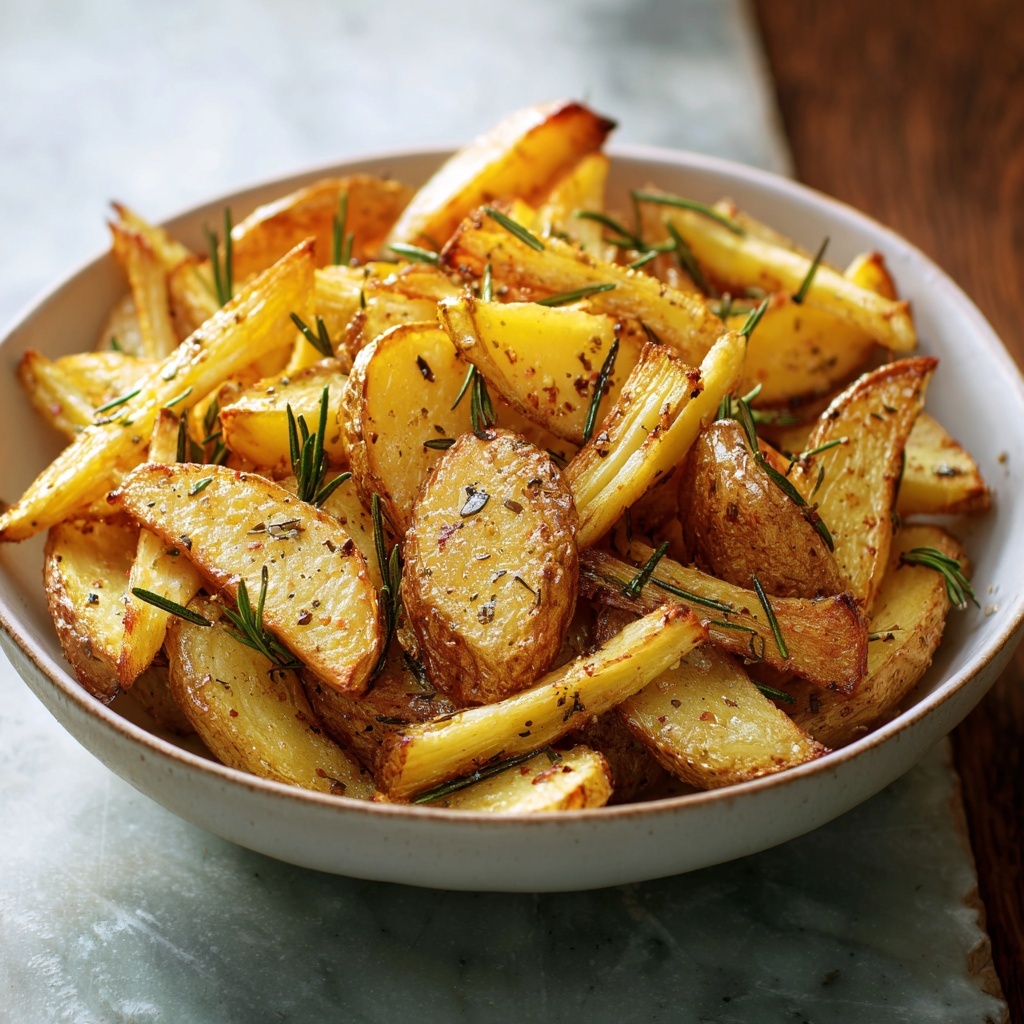 April Bloomfield’s Rosemary Straw Potatoes with Lemon Salt Recipe - Recipe Image