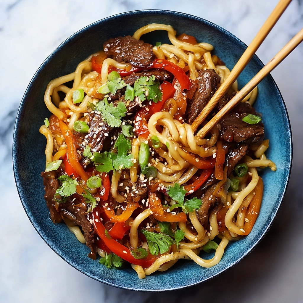Hoisin Beef Noodles Recipe - Recipe Image