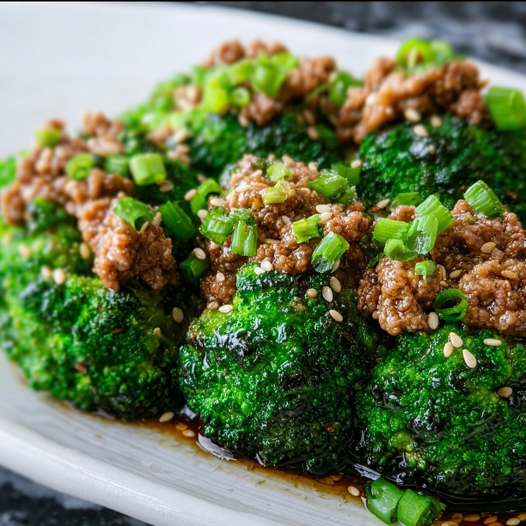 Korean Ground Beef and Broccoli Recipe - Recipe Image