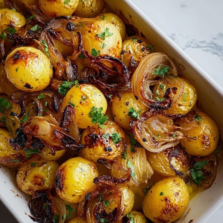 Oven Roasted Yukon Gold Potatoes with Onions Recipe