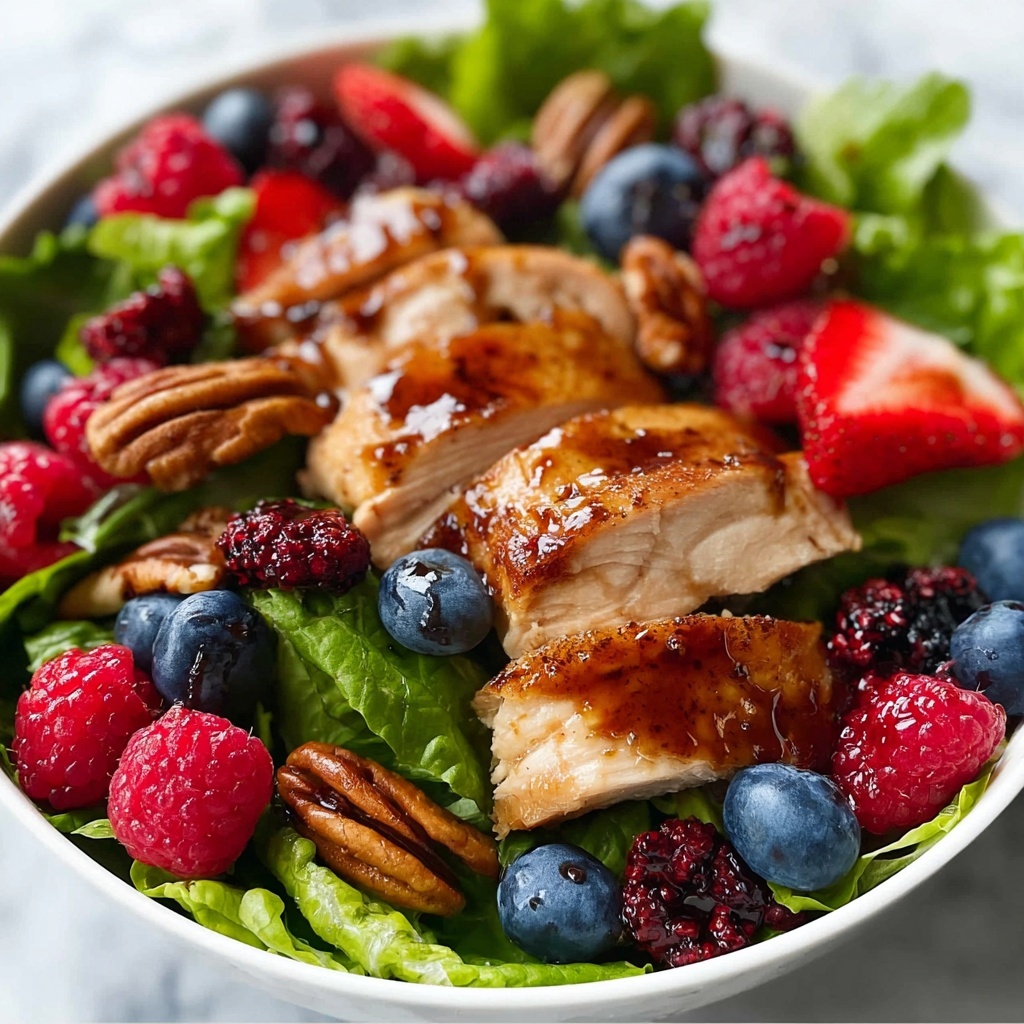 Berry Chicken Salad with Poppy Seed Dressing Recipe - Recipe Image