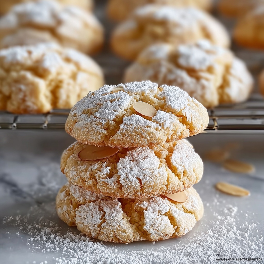 Soft & Chewy Almond Paste Cookies Recipe - Recipe Image