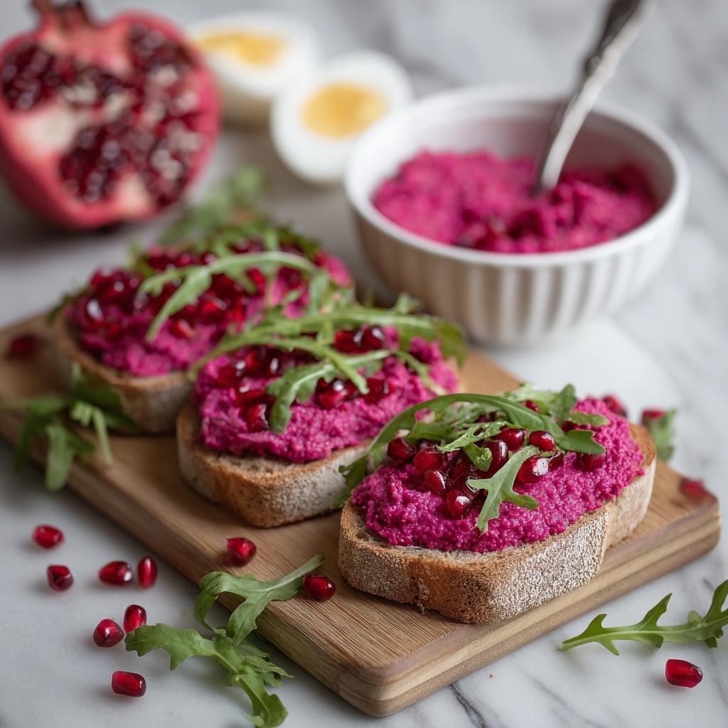 Beetroot and Ricotta Cheese Spread Recipe - Recipe Image