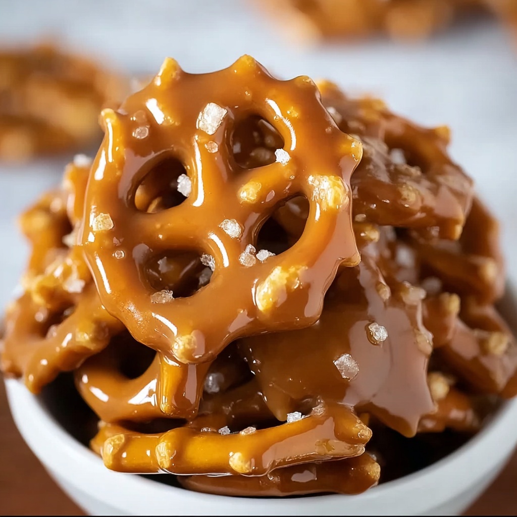 Caramel Pretzels Recipe (Butter Toffee Pretzels) Recipe - Recipe Image