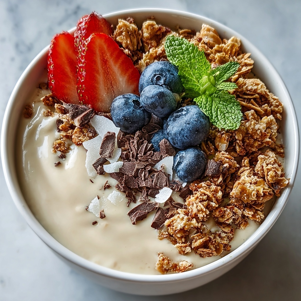 Vanilla Bean Frappuccino Smoothie Bowl Recipe - Recipe Image