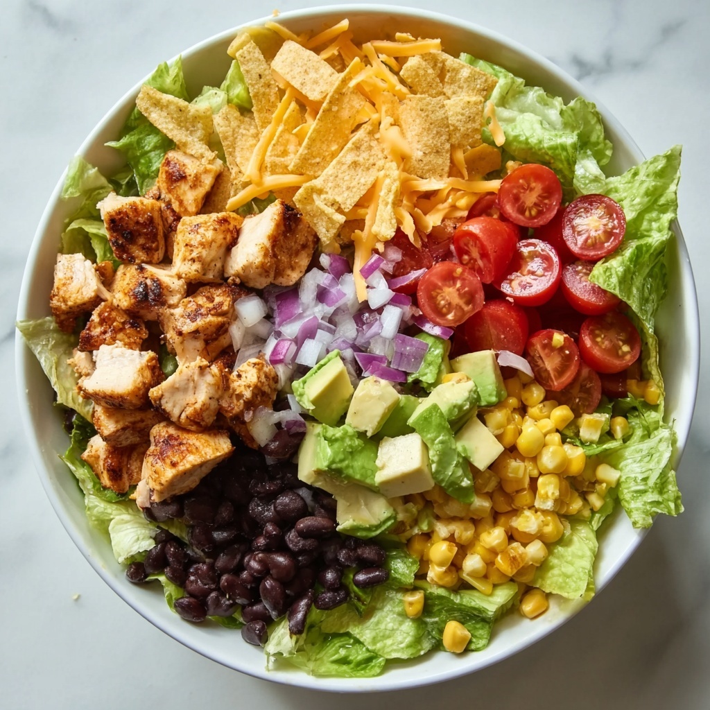 Chicken Taco Chopped Salad Recipe - Recipe Image