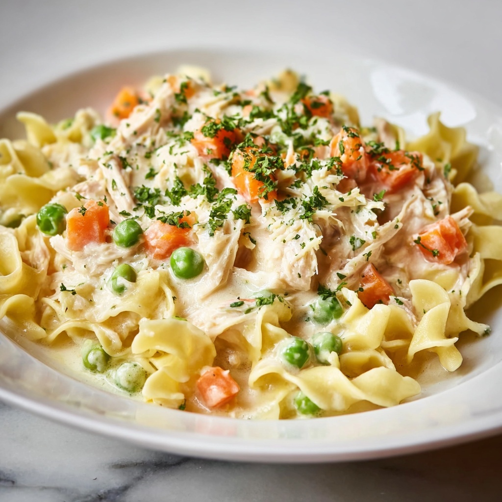 Spring Chicken Noodle Skillet Recipe - Recipe Image
