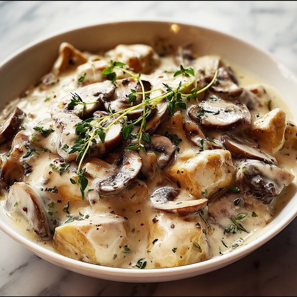 Chicken Mushroom Stroganoff Recipe - Recipe Image