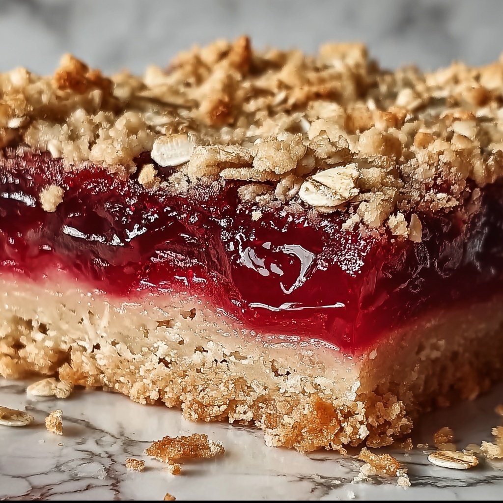 Amish Oatmeal Rhubarb Bars Recipe - Recipe Image