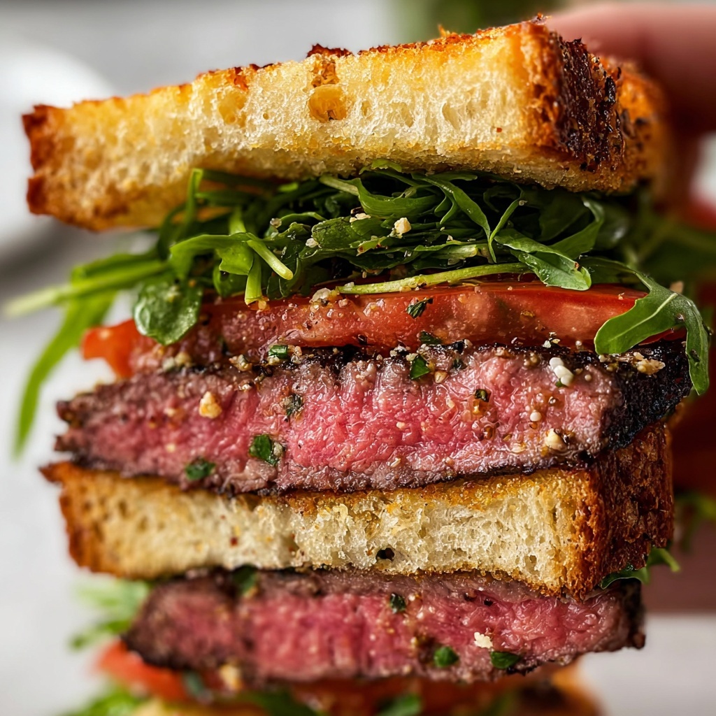 Steak au Poivre Sandwich Recipe - Recipe Image