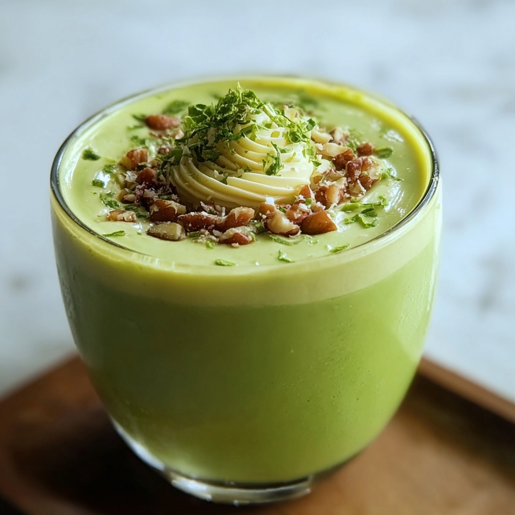 Green Digestion Smoothie for St. Patrick’s Day Recipe - Recipe Image
