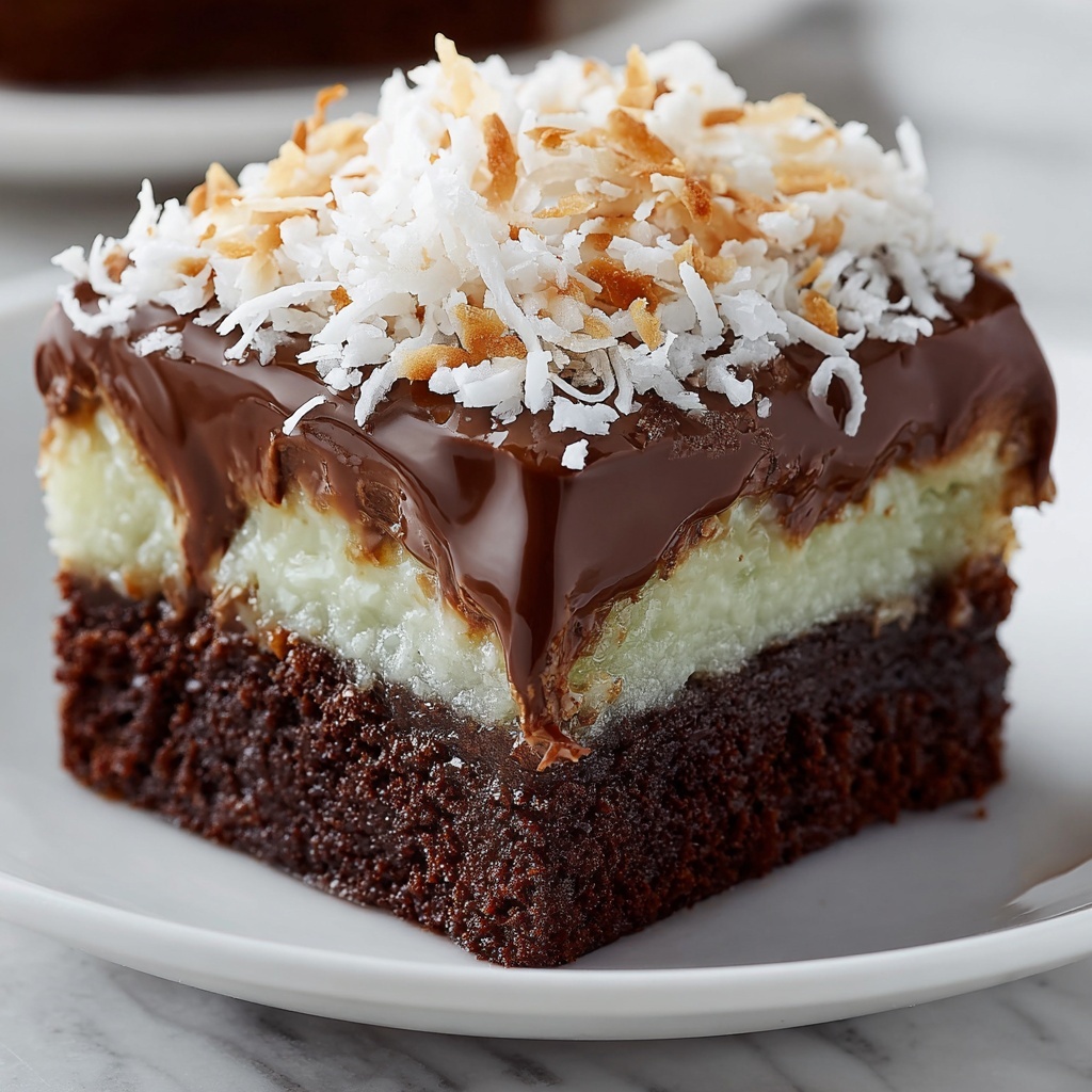 Mounds Poke Cake Recipe - Recipe Image