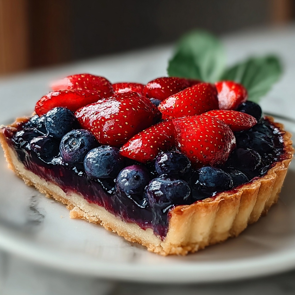 Blueberry Strawberry Pie Recipe - Recipe Image