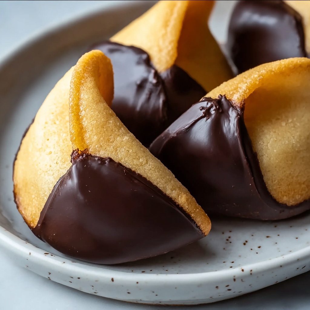 Chocolate-Peanut Butter Covered Fortune Cookies Recipe - Recipe Image