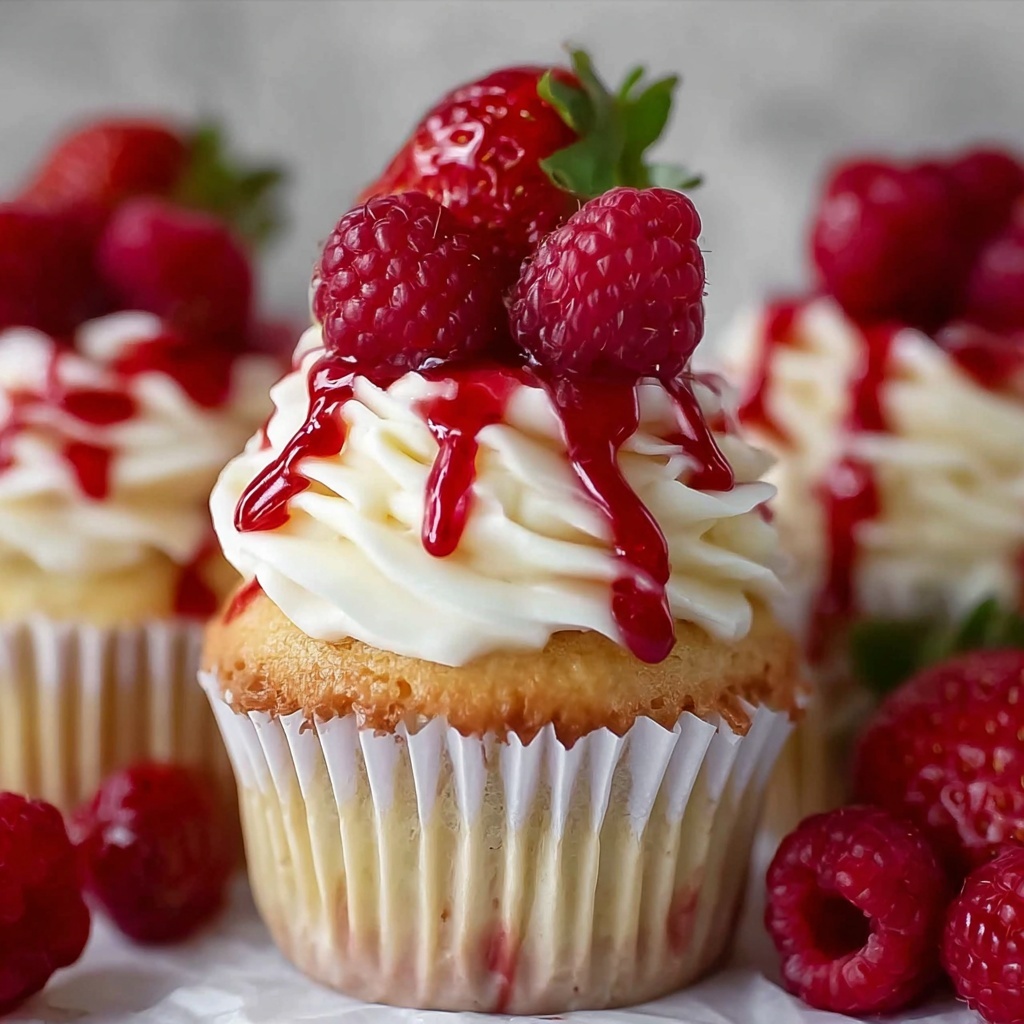 Strawberry Cheesecake Cupcakes Recipe - Recipe Image