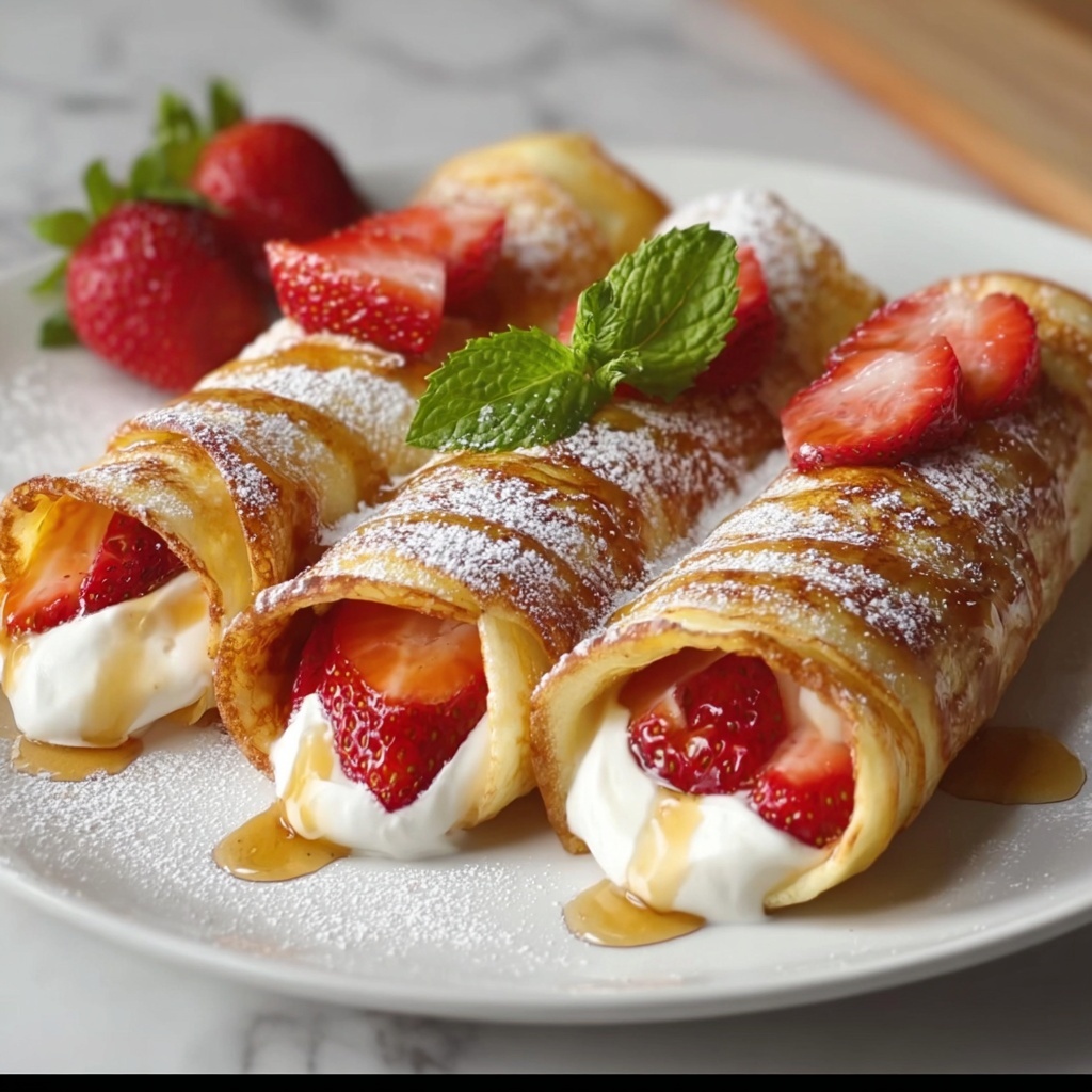 Strawberry French Toast Roll-Ups Recipe - Recipe Image