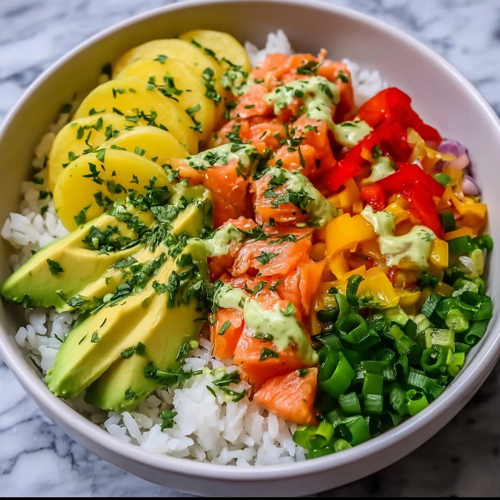 Coconut Rice Salmon Bowl Recipe - Recipe Image