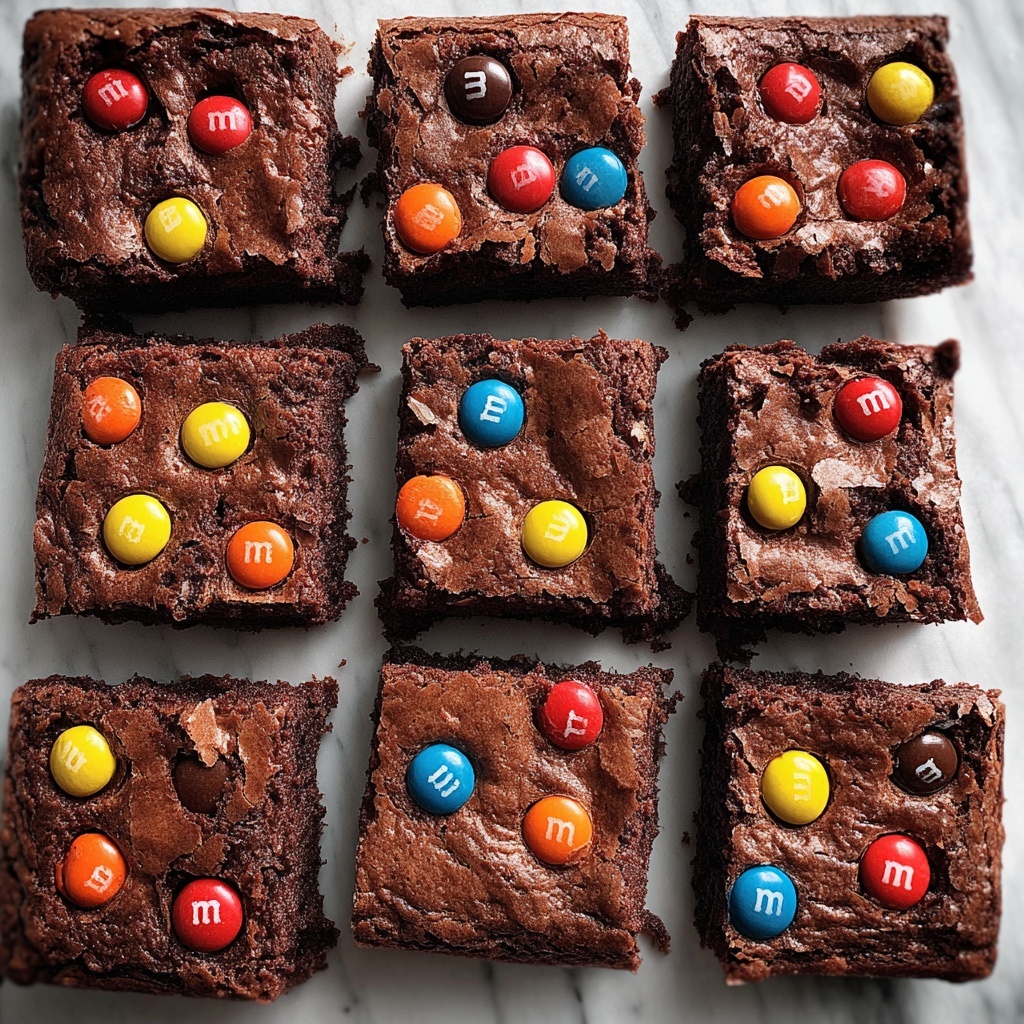 M&M’s Brownies Recipe - Recipe Image