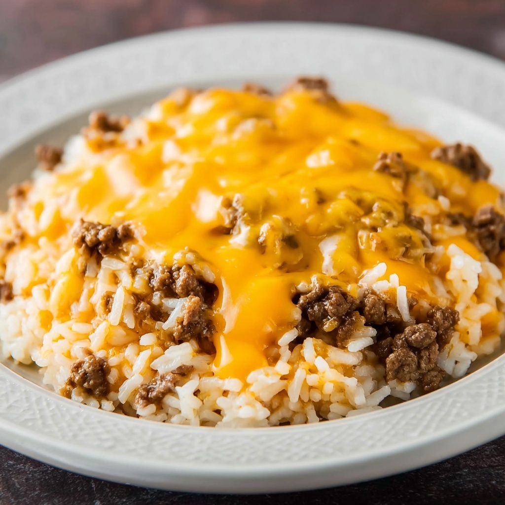 Instant Pot Cheesy Ground Beef and Rice Recipe - Recipe Image