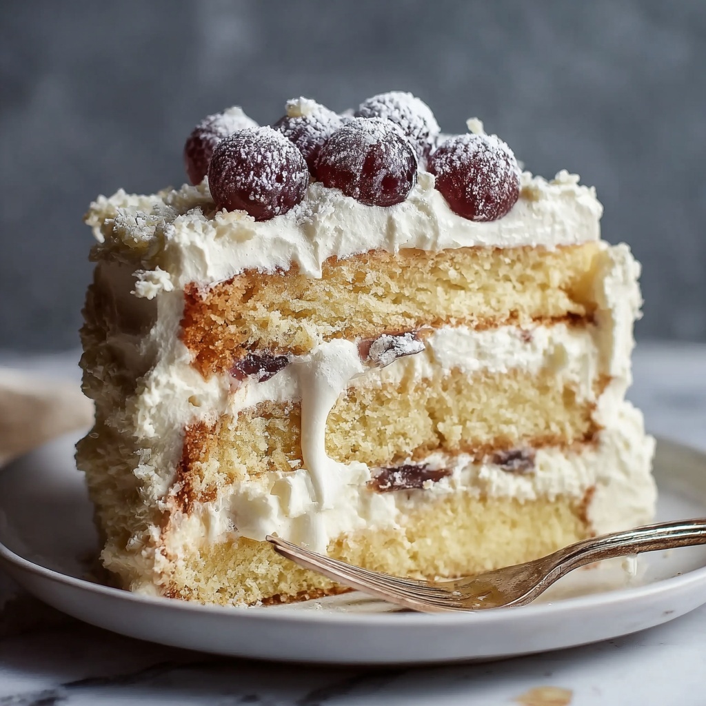 Kiev Cake – Hazelnut Meringue, Cherry, Russian Buttercream Recipe - Recipe Image