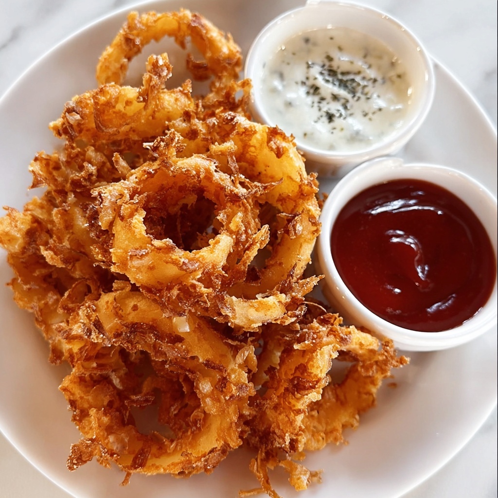 Crispy Fried Calamari with Lemon and Dipping Sauces Recipe - Recipe Image