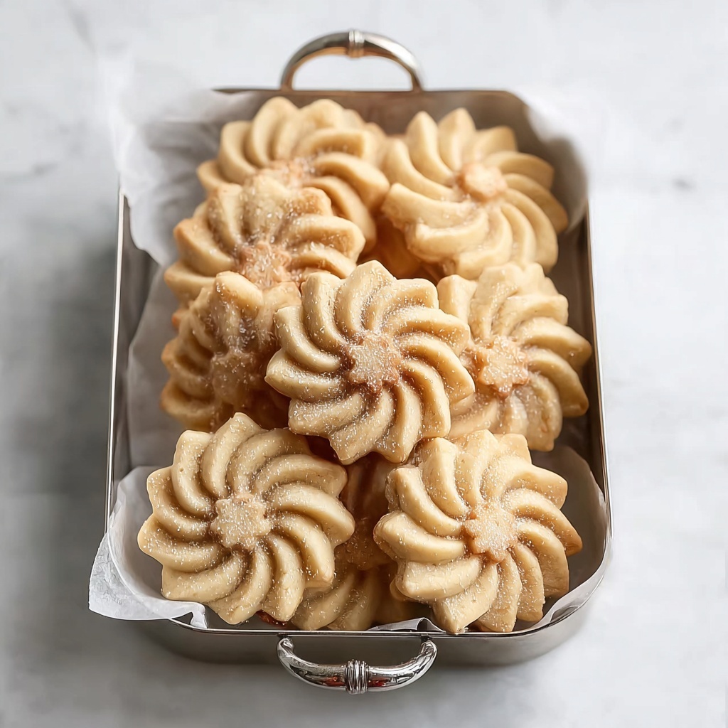 Butter Cookies with Piping Tips Recipe - Recipe Image