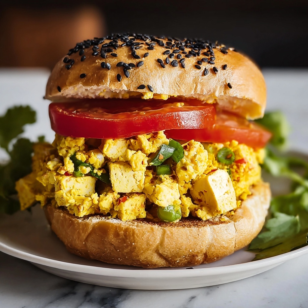 Tofu Scramble Breakfast Sandwiches Recipe - Recipe Image