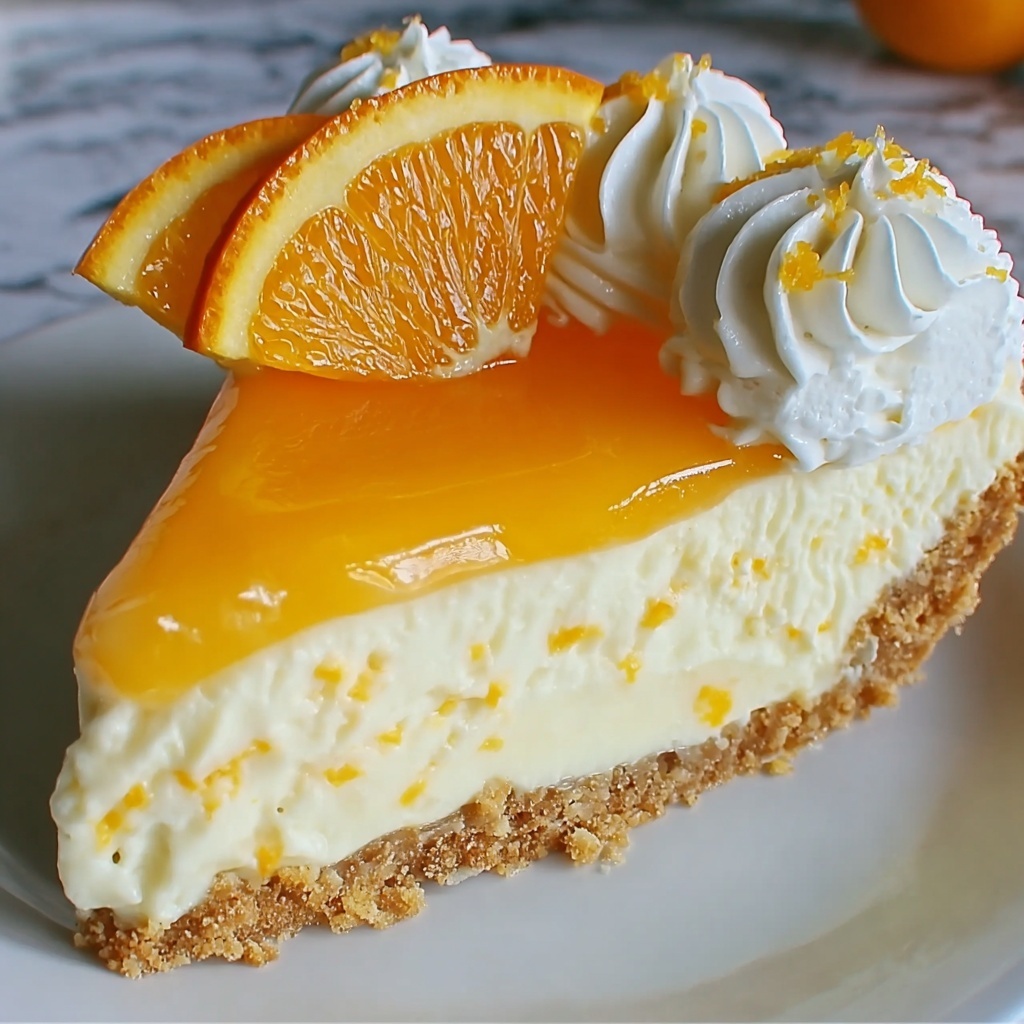 Orange Creamsicle Pie Recipe - Recipe Image