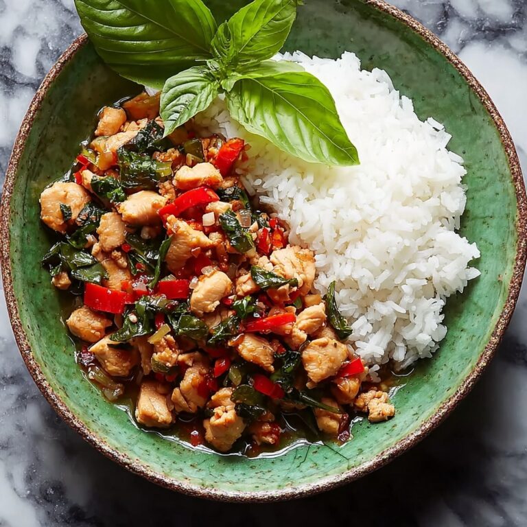 Spicy Thai Basil Chicken (Pad Krapow Gai) Recipe