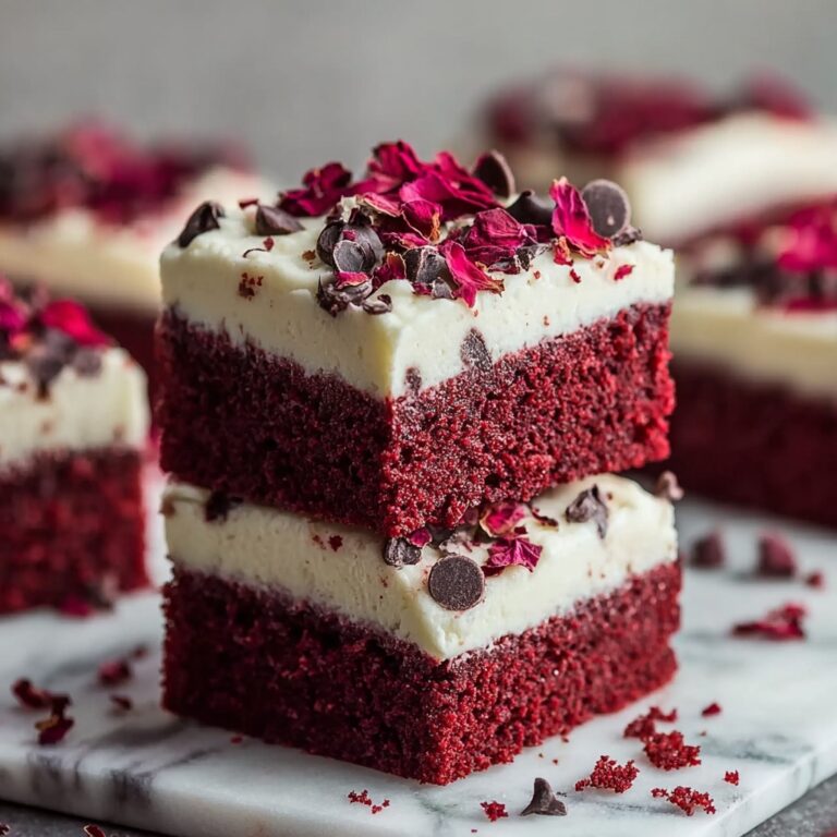 The Best Fudgy Red Velvet Brownies Recipe