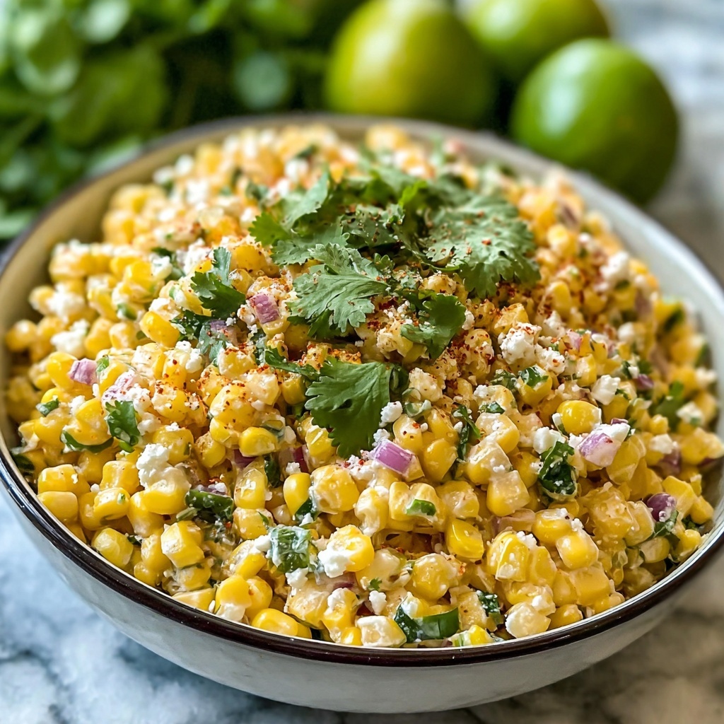 Easy Mexican Street Corn Salad Recipe - Recipe Image