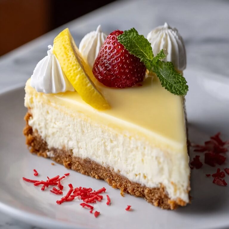 Lemon Cheesecake Recipe